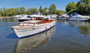 Harvey Eastwood Santa Caterina - BONNIE - 6 Berth Centre cockpit classic wooden river cruiser