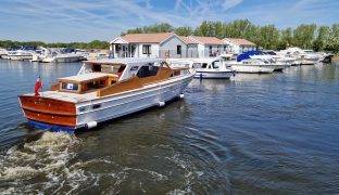 Harvey Eastwood Santa Caterina - BONNIE - 6 Berth Centre cockpit classic wooden river cruiser