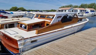 Harvey Eastwood Santa Caterina - BONNIE - 6 Berth Centre cockpit classic wooden river cruiser