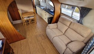 Alphacraft 35 CC - SWIFT - 2 Berth Sliding canopy, center cockpit inland river cruiser