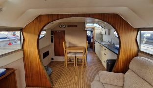 Alphacraft 35 CC - SWIFT - 2 Berth Sliding canopy, center cockpit inland river cruiser