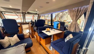 Hardy 33 - Woods One - 5 Berth British-built motor cruiser known for her exceptional sea-keeping, robust build quality, and all-weather capability