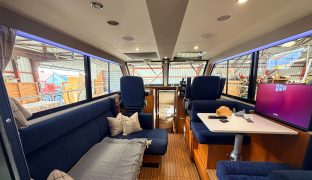 Hardy 33 - Woods One - 5 Berth British-built motor cruiser known for her exceptional sea-keeping, robust build quality, and all-weather capability