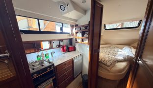 Hardy 33 - Woods One - 5 Berth British-built motor cruiser known for her exceptional sea-keeping, robust build quality, and all-weather capability