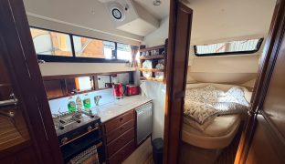 Hardy 33 - Woods One - 5 Berth British-built motor cruiser known for her exceptional sea-keeping, robust build quality, and all-weather capability
