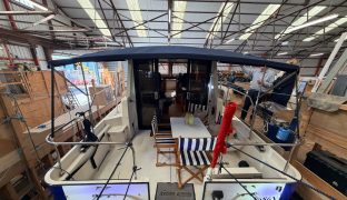 Hardy 33 - Woods One - 5 Berth British-built motor cruiser known for her exceptional sea-keeping, robust build quality, and all-weather capability