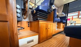 Hardy 33 - Woods One - 5 Berth British-built motor cruiser known for her exceptional sea-keeping, robust build quality, and all-weather capability