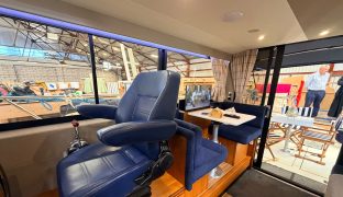 Hardy 33 - Woods One - 5 Berth British-built motor cruiser known for her exceptional sea-keeping, robust build quality, and all-weather capability