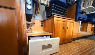 Hardy 33 - Woods One - 5 Berth British-built motor cruiser known for her exceptional sea-keeping, robust build quality, and all-weather capability