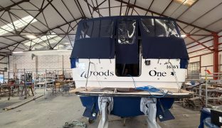 Hardy 33 - Woods One - 5 Berth British-built motor cruiser known for her exceptional sea-keeping, robust build quality, and all-weather capability