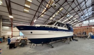 Hardy 33 - Woods One - 5 Berth British-built motor cruiser known for her exceptional sea-keeping, robust build quality, and all-weather capability
