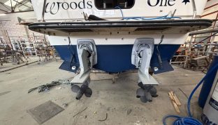 Hardy 33 - Woods One - 5 Berth British-built motor cruiser known for her exceptional sea-keeping, robust build quality, and all-weather capability